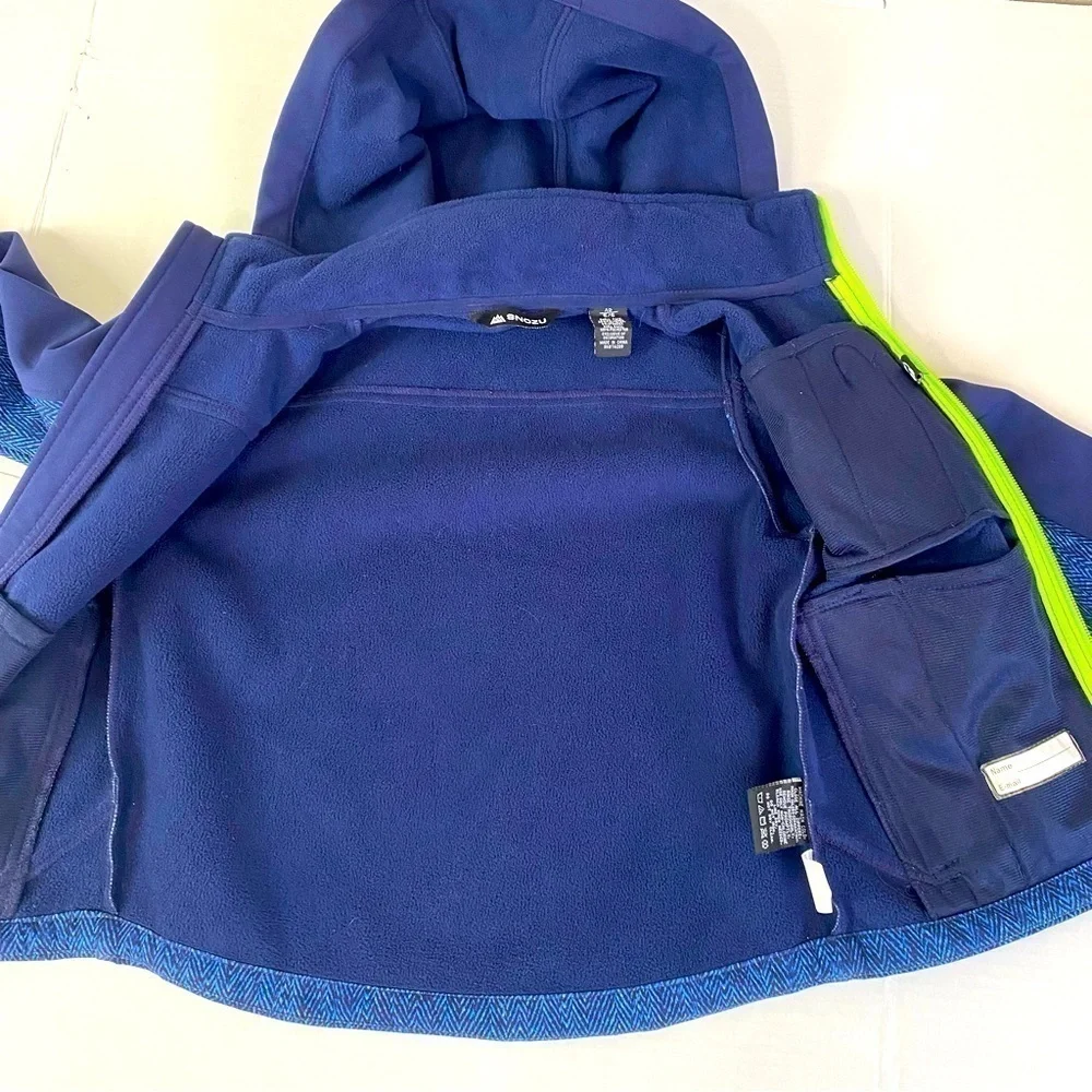 Snozu Navy Full Zip Hooded Jacket Size XS